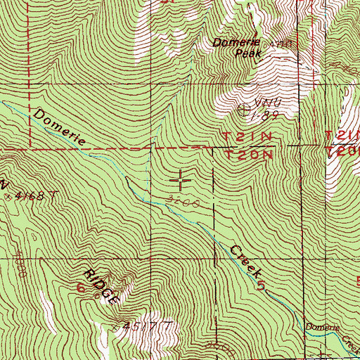 Topographic Map of City of Roslyn, WA