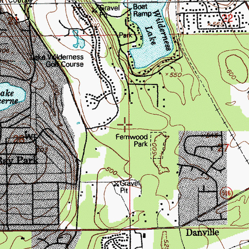 Topographic Map of City of Maple Valley, WA