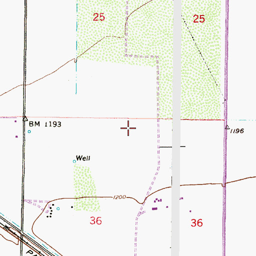 Topographic Map of City of Maricopa, AZ