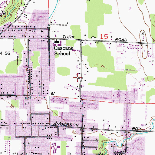 Topographic Map of City of Marysville, WA