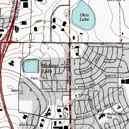 Topographic Map of City of Northglenn, CO