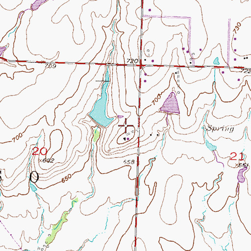 Topographic Map of City of Owasso, OK