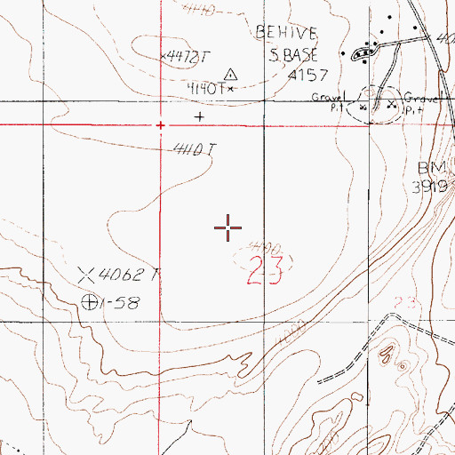 Topographic Map of City of Page, AZ