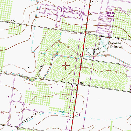 Topographic Map of City of Pharr, TX