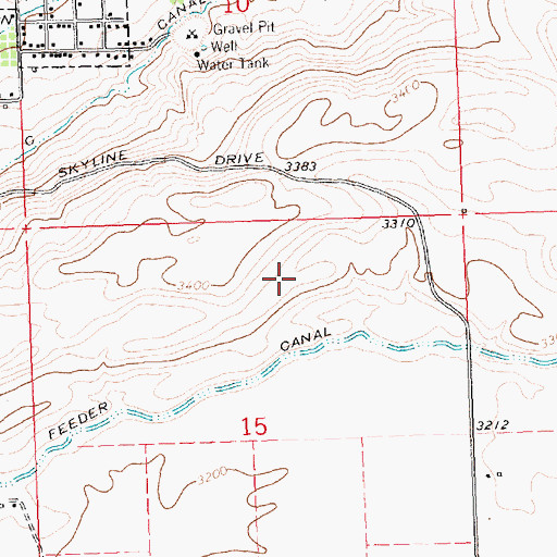 Topographic Map of City of Polson, MT