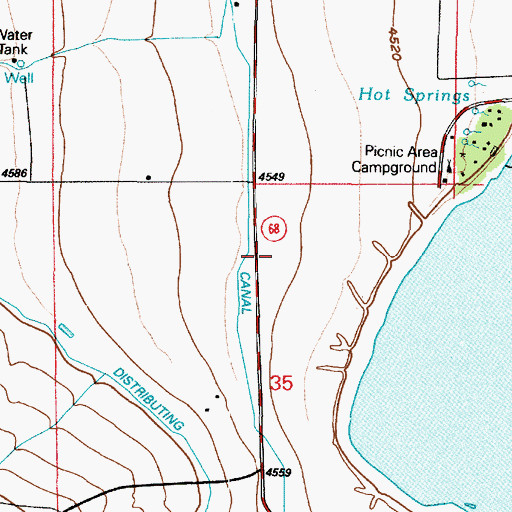 Topographic Map of City of Saratoga Springs, UT