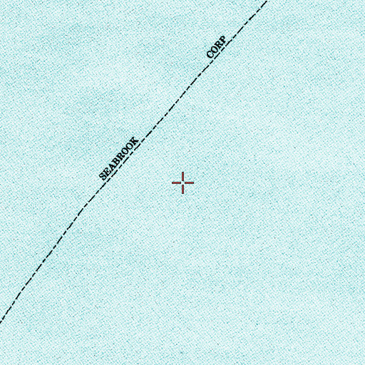 Topographic Map of City of Seabrook, TX