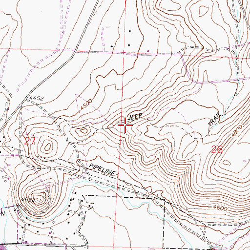 Topographic Map of City of Sparks, NV