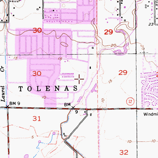 Topographic Map of City of Suisun City, CA
