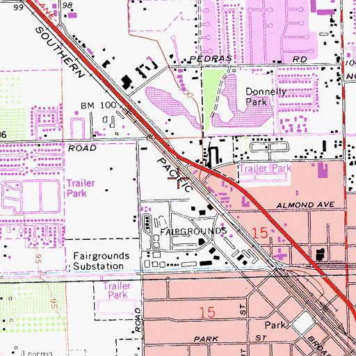 Topographic Map of City of Turlock, CA