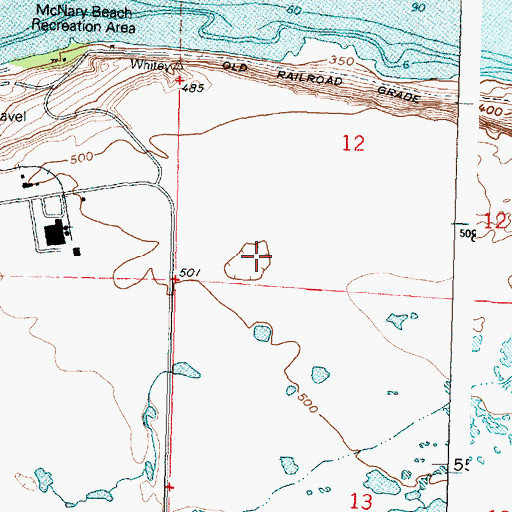 Topographic Map of City of Umatilla, OR