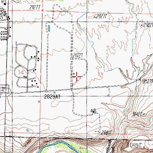 Topographic Map of City of Washington, UT