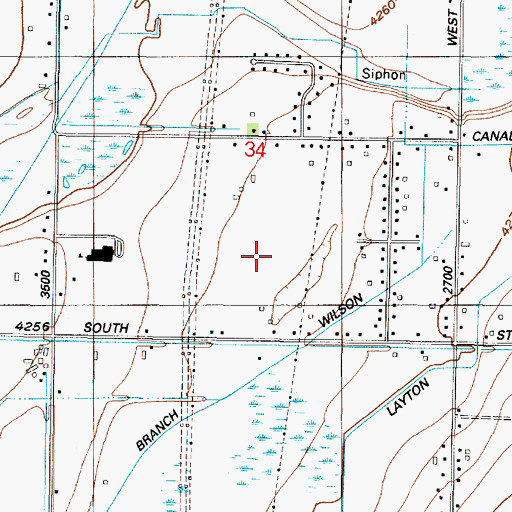 Topographic Map of City of West Haven, UT
