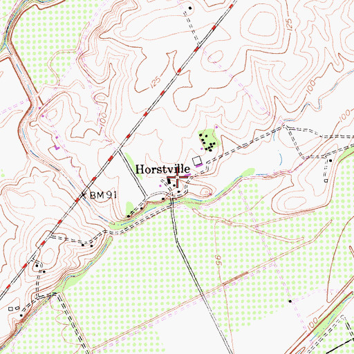 Topographic Map of City of Wheatland, CA