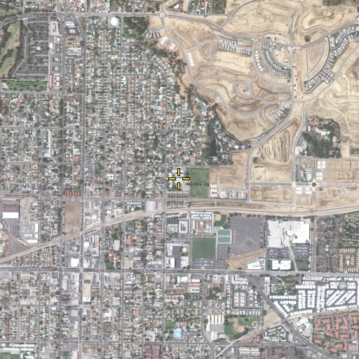 Aerial/Satellite Image of Henry Dalton Elementary School, CA