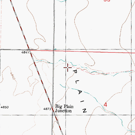 Topographic Map of Town of Apple Valley, UT