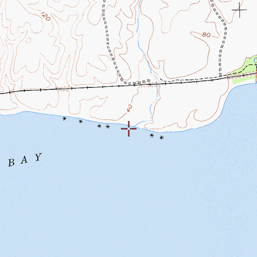 Topographic Map of Damsite Canyon, CA
