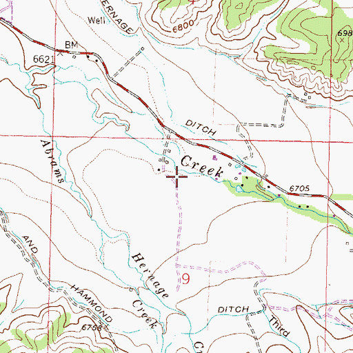 Topographic Map of Town of Eagle, CO