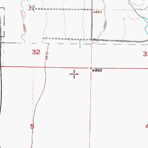 Topographic Map of Town of Fairfield, UT