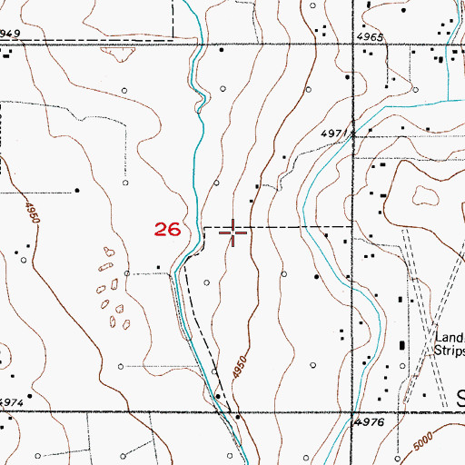 Topographic Map of Town of Frederick, CO