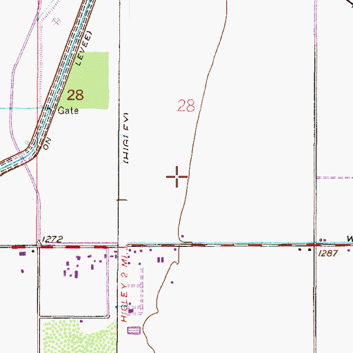 Topographic Map of Town of Gilbert, AZ