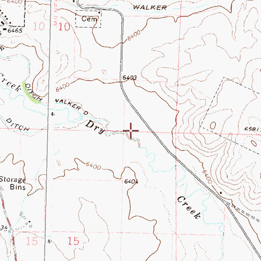 Topographic Map of Town of Hayden, CO
