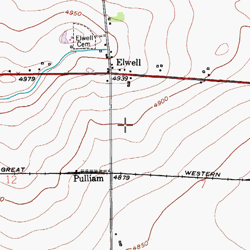 Topographic Map of Town of Johnstown, CO