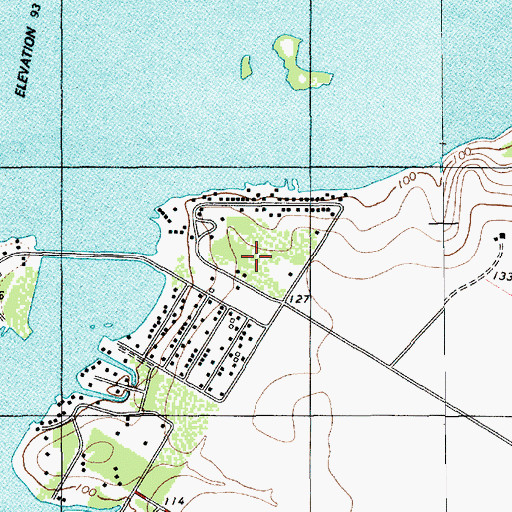 Topographic Map of Town of Lake City, TX