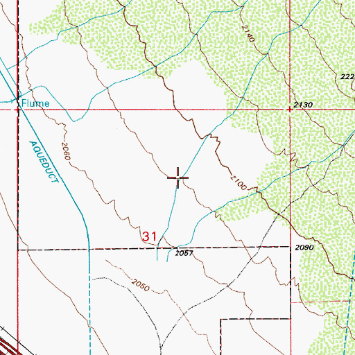 Topographic Map of Town of Marana, AZ