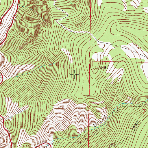 Topographic Map of Town of Minturn, CO