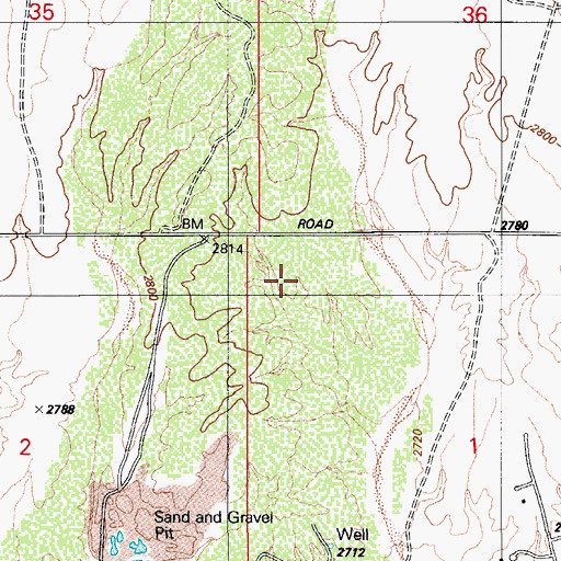 Topographic Map of Town of Oro Valley, AZ