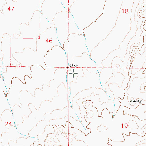 Topographic Map of Town of Chino Valley, AZ