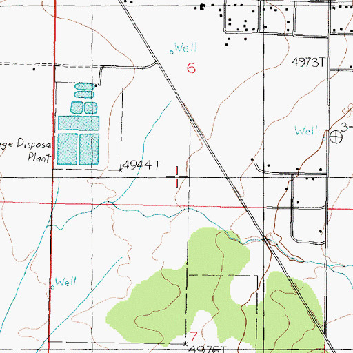 Topographic Map of Town of Colorado City, AZ