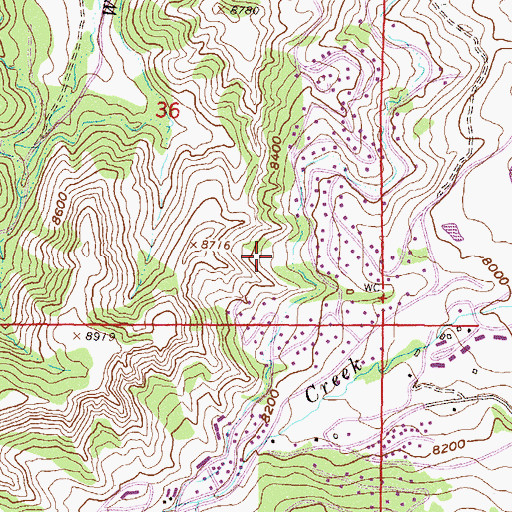 Topographic Map of Town of Snowmass Village, CO
