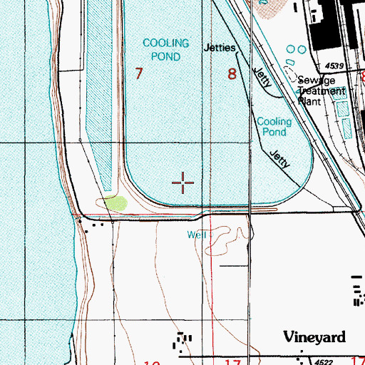 Topographic Map of Town of Vineyard, UT