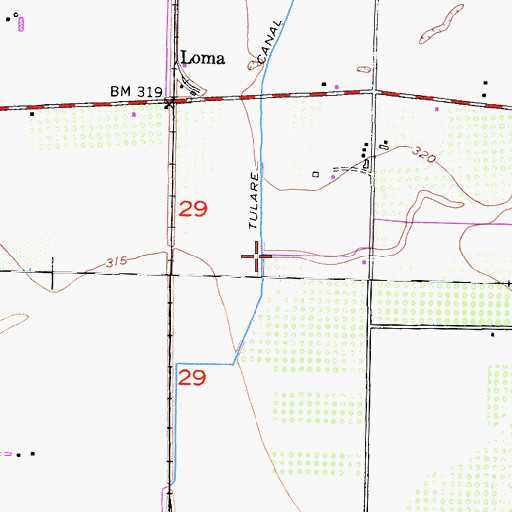 Topographic Map of Deep Creek, CA