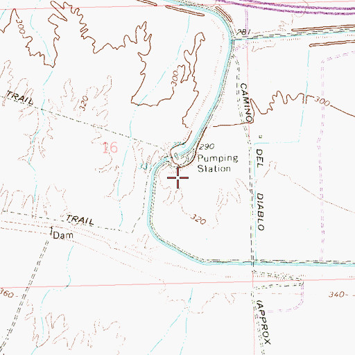 Topographic Map of Town of Wellton, AZ