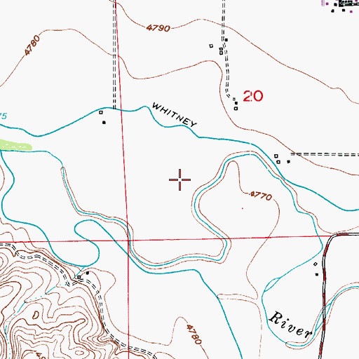Topographic Map of Town of Windsor, CO