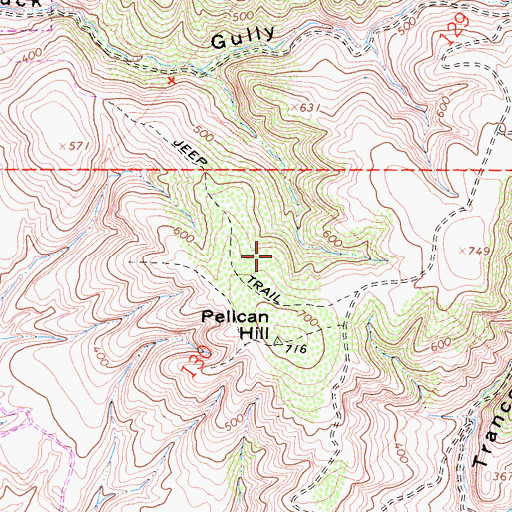 Topographic Map of Newport Coast, CA