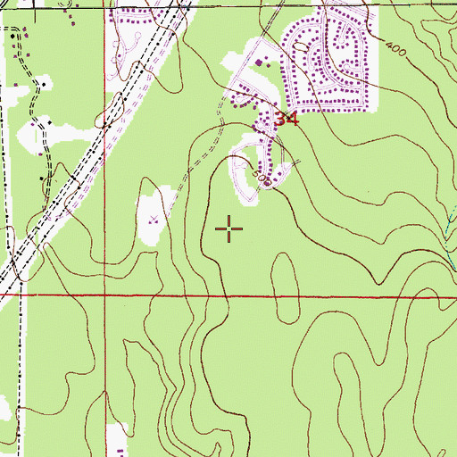 Topographic Map of Silver Firs, WA