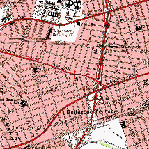 Topographic Map of Breininger Park, NY