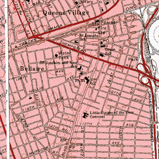 Topographic Map of Wayanda Park, NY