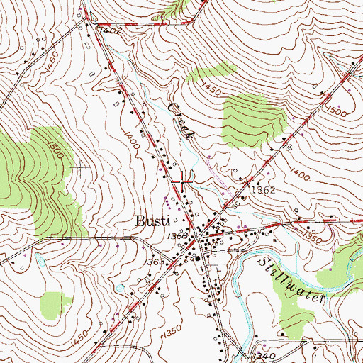 Topographic Map of School Number 11 (historical), NY