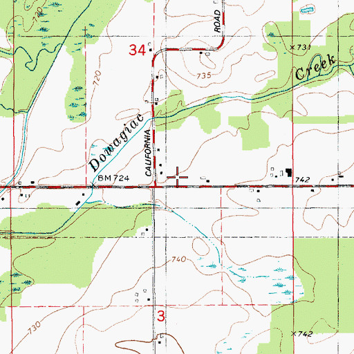 Topographic Map of Apostolic Lighthouse Church, MI