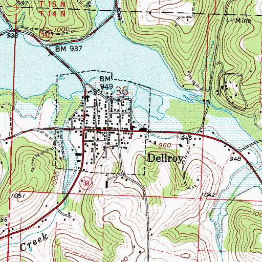 Topographic Map of Christ Community Church, OH