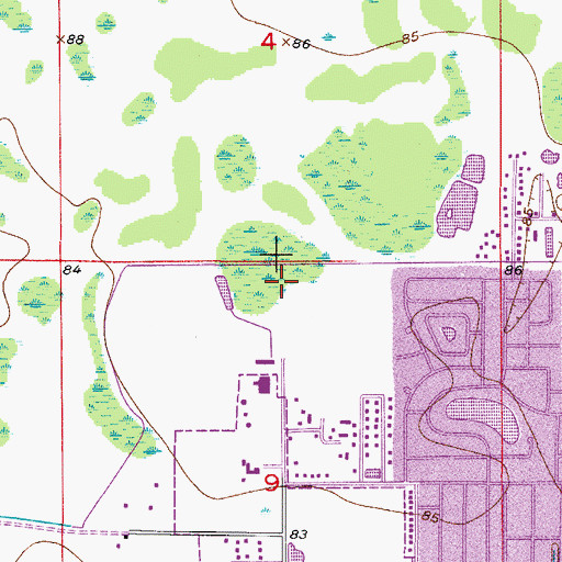 Topographic Map of Church on the Edge, FL