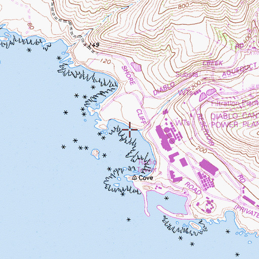 Topographic Map of Diablo Canyon, CA