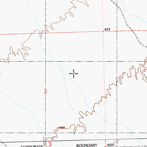 Topographic Map of La Posa Long-Term Visitor Area, AZ