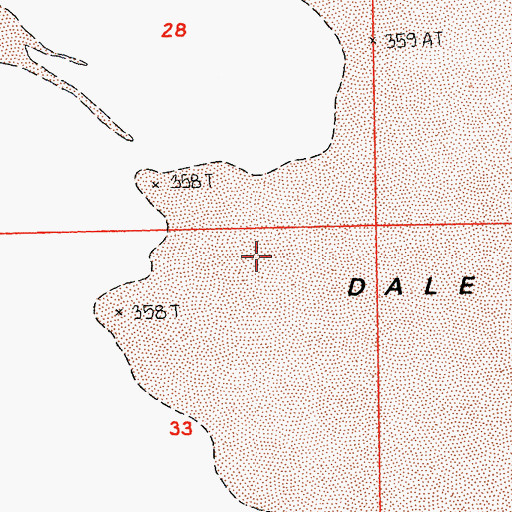 Topographic Map of Dog Wash, CA