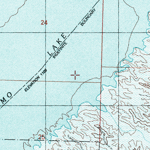 Topographic Map of Alamo Wildlife Area, AZ